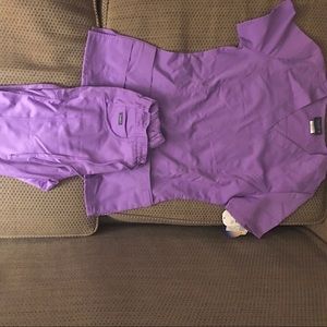 NWT Light purple scrubs
